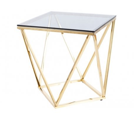 Стол журнальный Signal SILVER B Металлический журнальный столик – это надежная и долговечная мебель, которая выглядит стильно и красиво. 