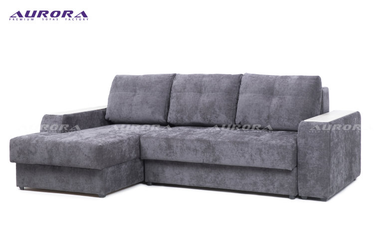 Угловой диван &quot;Левел 2+От&quot; Площадь спального места настолько широкая, что модель получила статус “диван-кровать”. Ортопедическое основание дополняет каждый вид комплектации.