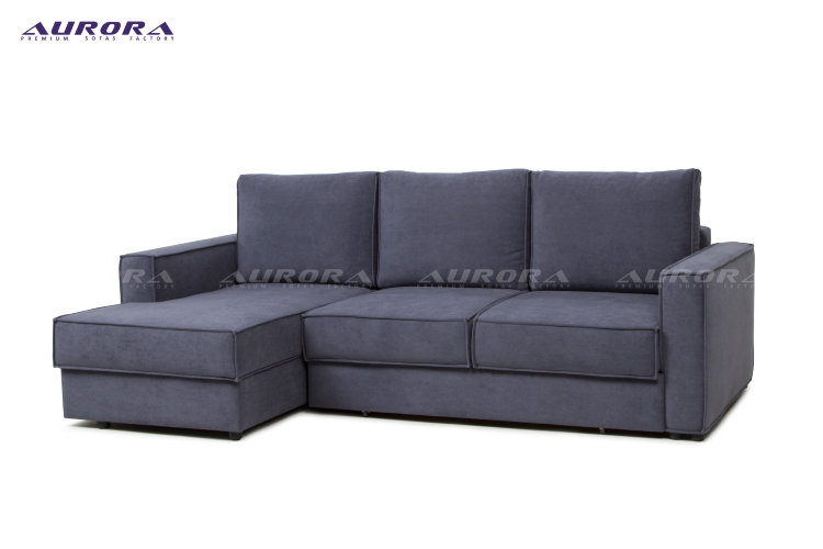 Диван &quot;Дискавери Угол&quot;  "Дискавери" - трехместный диван в стиле LOFT, стиль подчеркивается прямыми линиями и декоративным кантом, идущим по краю сидений, список и подушек.
